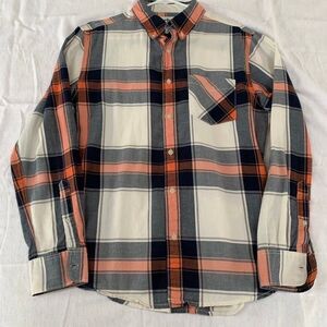 Urban Pipeline Plaid Multicolor Button Down Size M